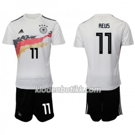 Tyskland REUS 11 Barn Hjemmedraktsett 2019 Kortermet (+ Korte bukser)